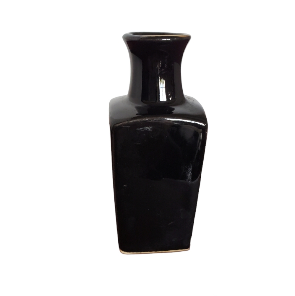 Miniature Porcelain Japanese Vase Hand-Painted with Art Of Chokin Style 3.5" Vtg - Picture 2 of 13